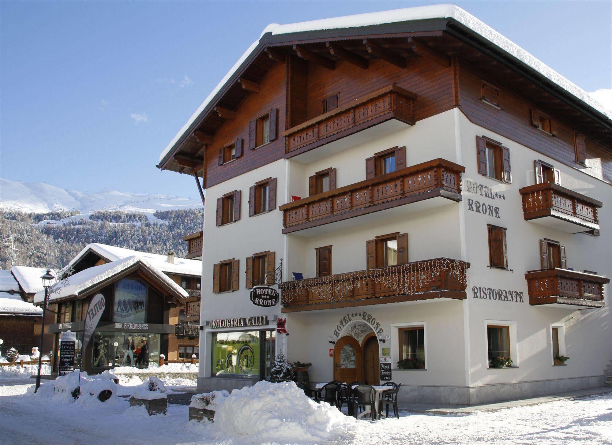 Hotel Krone Livigno Buitenkant foto